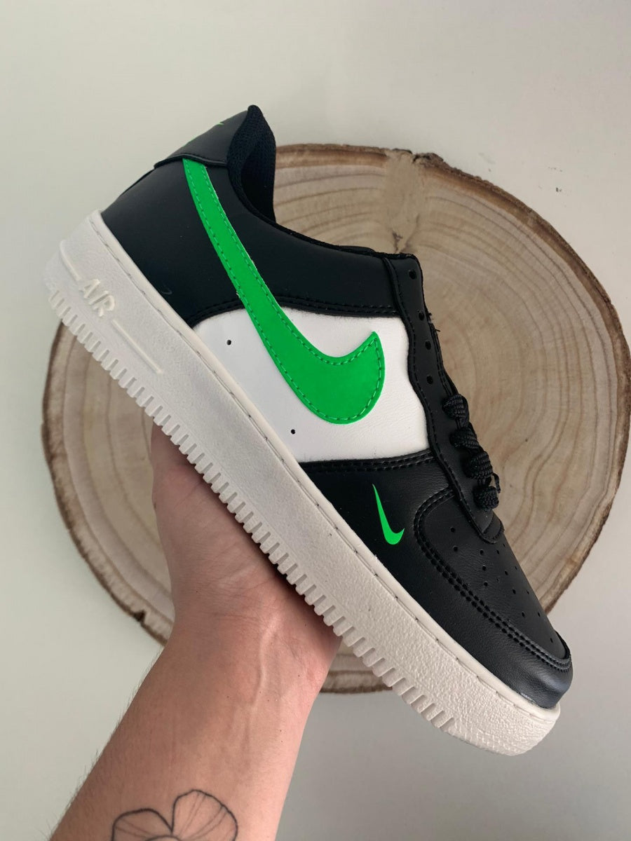 Nike Air Force 1 Verde Negro zapaswavy2