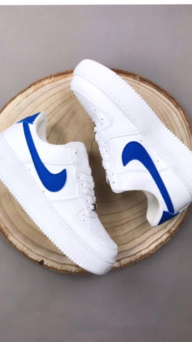 Nike Air Force 1 Blanco/Azul