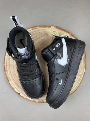 Nike Air Force 1 High Negro/Blanco