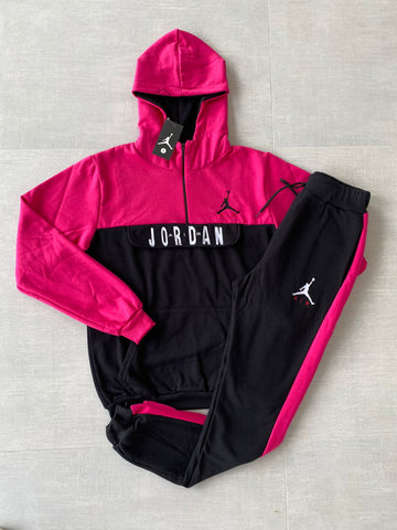 Conjunto Jordan Rosa/Negro