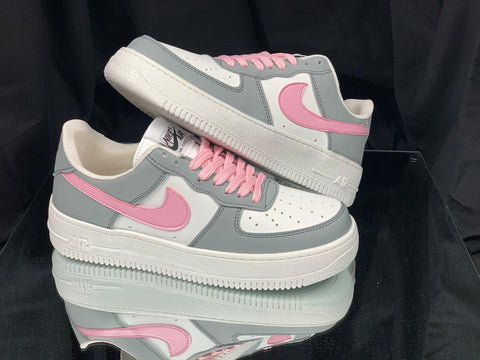 Nike Air Force 1 Rosa/Gris