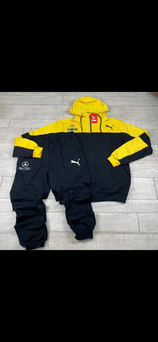 Chándal Puma Negro-Amarillo