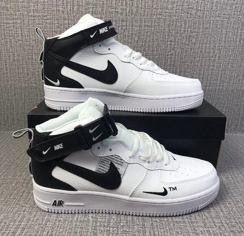 Nike Air Force 1 07 High Blanco/Negro