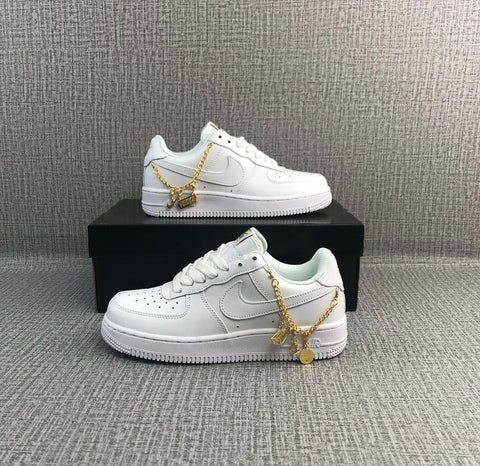 Nike Air Force Gold Chain